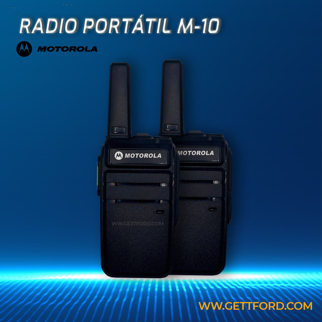 RADIO PORTÁTIL MOTOROLA M 10 2W 400 470MHz UHF