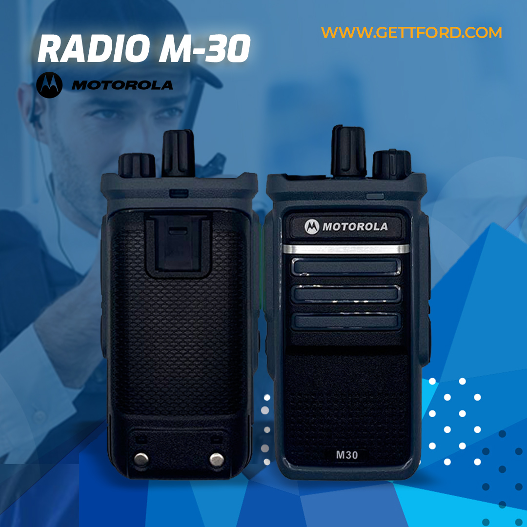 RADIO PORTÁTIL MOTOROLA M 30 2W 136 174MHz/ 400 470MHZ UHF O VHF